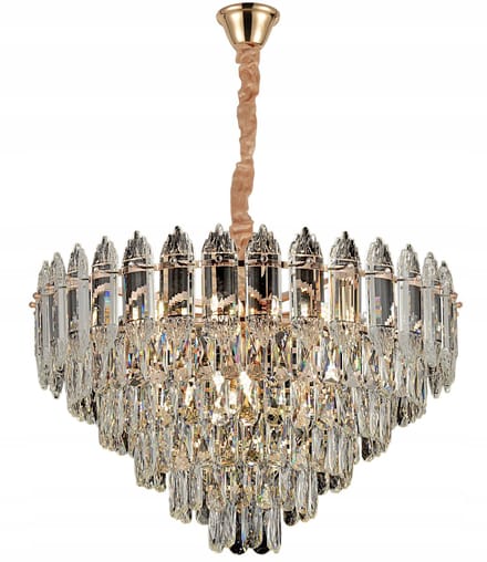 Toolight G057-Cp 50Cm 50Cm - Hanglamp - Gouden - 82X48X37Cm