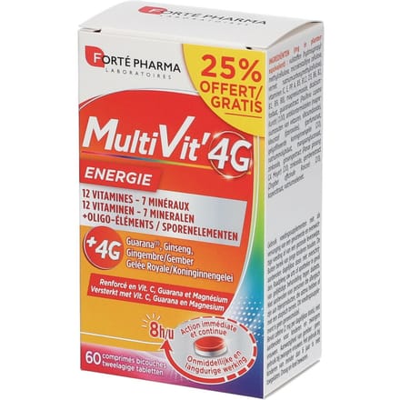 Forté Pharma Multivit' 4G 60 Tabletten