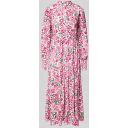 Midi-jurk met opstaande kraag, model 'ALIRA'