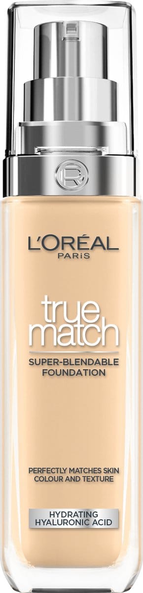 L’Oréal Paris True Match Foundation - 2D/W - Natuurlijk Dekkende Foundation met Hyaluronzuur en SPF 16 - 30 ml - Vegan