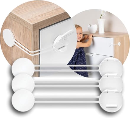 reer - Kinderveiligheidsslot voor kast / 3 stukken