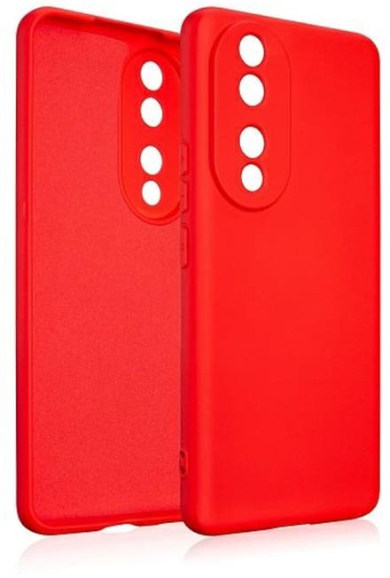 Beline - Silicone Hoesje - Honor 90 - Rood - Ergonomisch Ontwerp