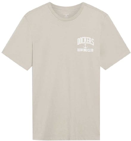 Dockers Graphic Slim T-shirt Met Korte Mouwen Beige XL Man