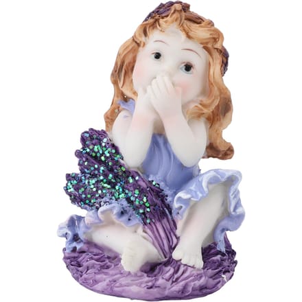 Tuinkabouter Figurine Hars Schattig Klein Meisje Kabouter Beeld Desktop Decoratief Ornament voor Patio