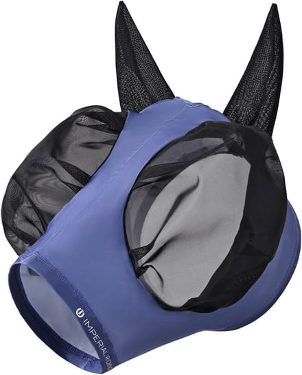 Imperial Riding - Vliegenmasker IRHTrail Ride Basic - Bluebell - Maat Full