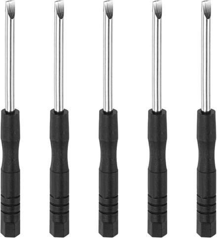 5 Stuks Mini Schroevendraaier Set Platte Kop 3mm Precisie Reparatiegereedschap