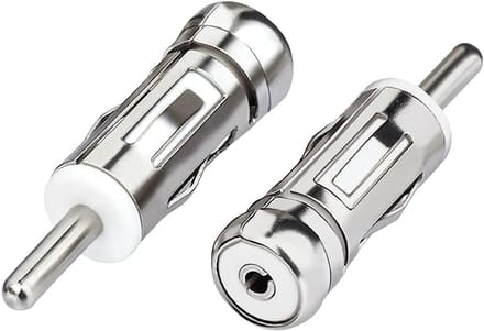 Universele Auto Antenne Adapter - ISO naar DIN Stekker (2-pack) voor Autoradio