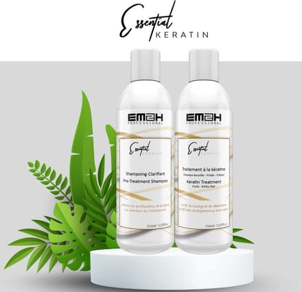 Essential Keratin Braziliaanse keratinebehandeling voor kroeshaar 2x150ml