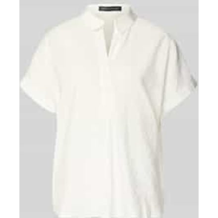 relaxed fit blouse van modalmix met V-hals