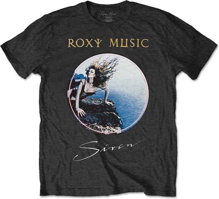 Roxy Music - Siren Heren T-shirt - S - Zwart