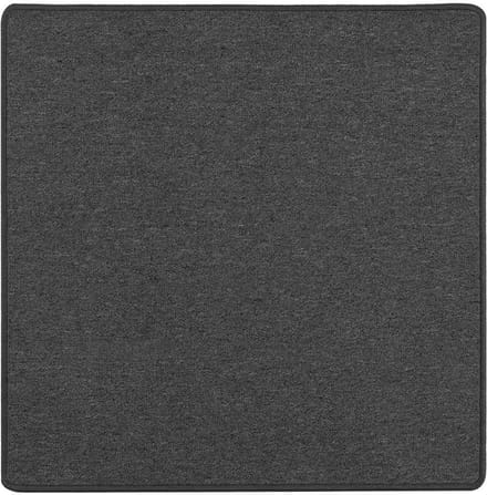 vidaXL - Tapijt - Loper - Donkergrijs - 100 - x - 100 - cm - 100% - Polypropyleen