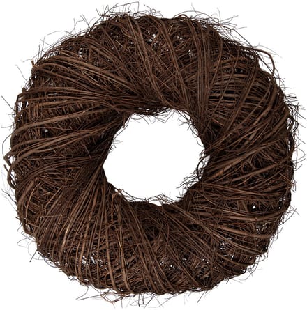 Clayre & Eef Krans Ø 60x18 cm Bruin Rotan