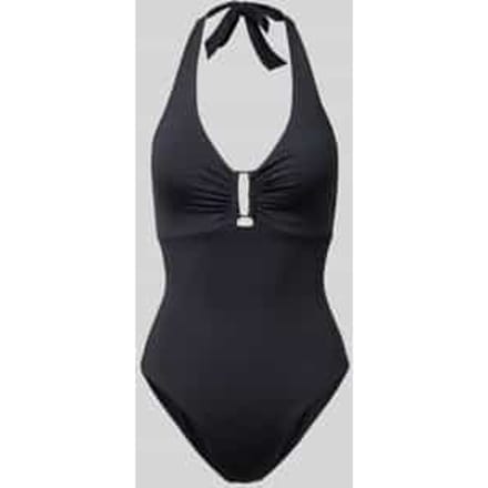 badpak met halter model 'MONOCHROME BEACH'