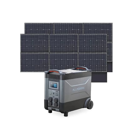 ALLPOWERS Solar Generator Kit 4000W (R4000 + SP039 600W Solar Panel) - R4000+2PCS SP039 Solar Panel 600W