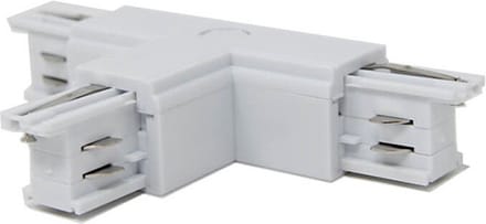 Spanningsrail Doorverbinder - Oficto - T Koppeling Links - 3 Fase - Wit