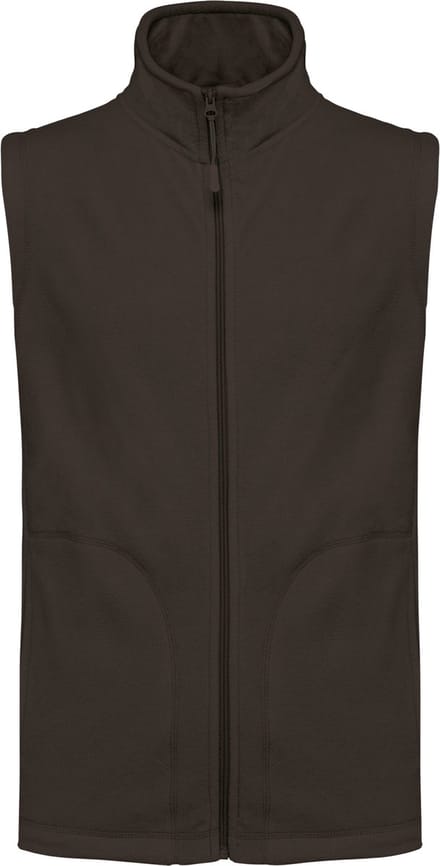 Kariban Bodywarmer van microfleece heren K913 - Chocolate - M