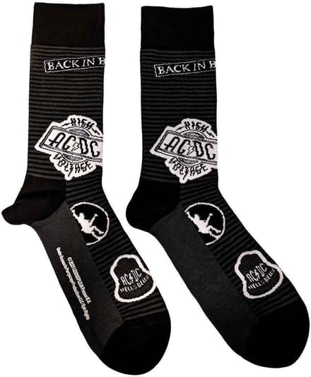 AC/DC - Icons Enkelsokken - Zwart