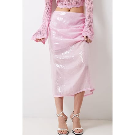 French Connection Anisha Ombre Sequin Skirt Taglia: 18 | Minigonne Outlet | Donna