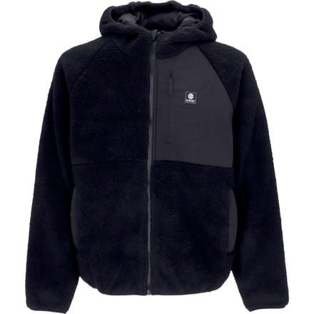 Wolfe-herenhoodie met rits Flint zwart