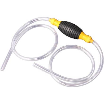 Hevelhandpomp, Draagbare Handmatige Auto Brandstofoverdrachtspomp met Hoge Doorstroom met 3,2 ft Hevelslang voor 1M white