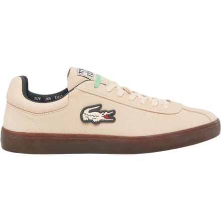 Lacoste Heren Baseshot Suède Trainers (Roze)