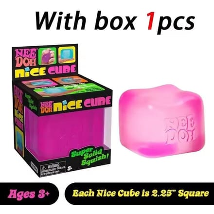 Nieuwe Squishy Schylling Needoh Nice Cube Sensorisch Speelgoed Anti-Stress Stressverlichting Puzzel Drukverlichting Souvenir voor Kinderen