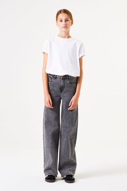 GARCIA Annemay Meisjes Wide Fit Jeans Grijs