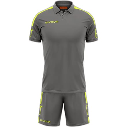 Polo shirt en korte broek set Givova Play