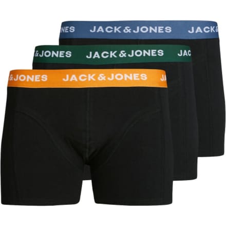 JACK & JONES JUNIOR JACGAB TRUNKS 3 PACK JNR NOOS Jongens Onderbroek - Maat 140