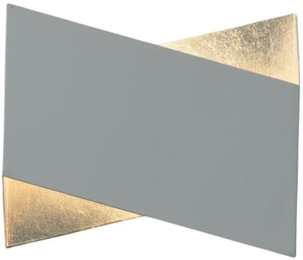 Kosilum - Mykos - Wandlamp - Wit/Zilver - Metaal