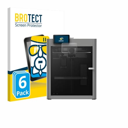 Screenprotector 6 Stuks voor Bambu Lab P2S 3D Printer Beschermglas transparant