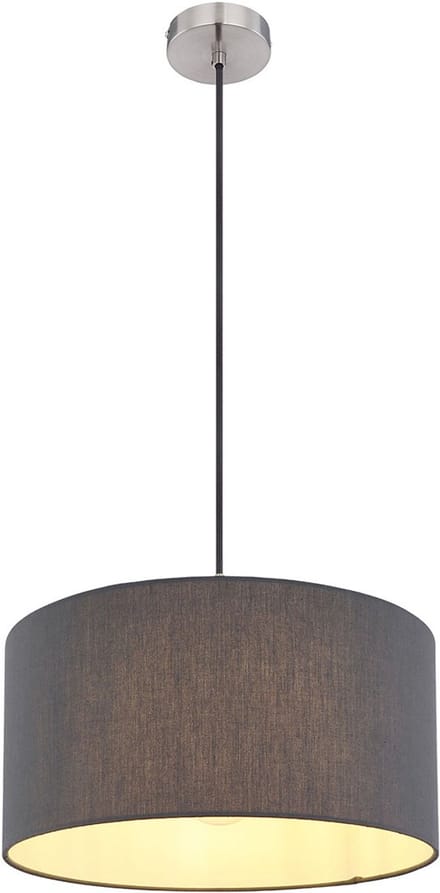 Globo - hanglamp - Sanna - nikkel - metaal - Ø 40cm - E27 - 15585H