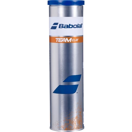 Tube met 4 tennisballen Babolat Team Clay