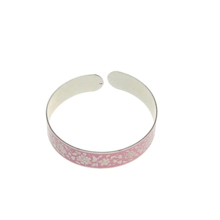 Behave - Klemarmband roze bloemen - Romantische look - Cadeautip