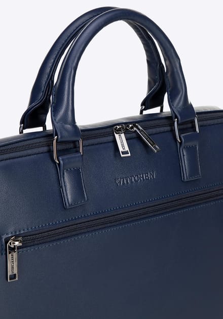 WITTCHEN Laptoptas 16" Navy Kunstleer - Stijlvol & Functioneel