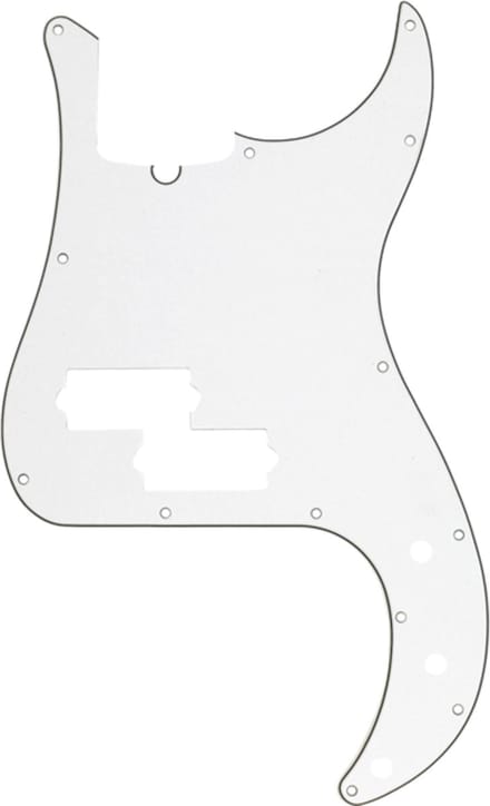 Fender Pickguard standaard P bas Parchment 3-Ply - Pickguard voor basgitaar