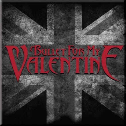 Bullet For My Valentine - Uk Flag - Koelkast magneet - 7.5 x 7.5 cm