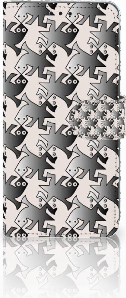 Huawei P30 Pro Telefoonhoesje met Pasjes Salamander Grey
