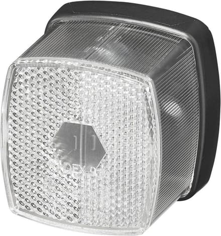 ProPlus Markeringslamp 66 x 62 x 48,5 mm – Voor aanhanger, trailer en caravan – Met reflector, E-gekeurd – Wit