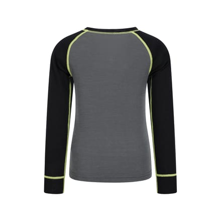 Mountain Warehouse Kinder/Kids Merino II Base Layer Set (Legering)