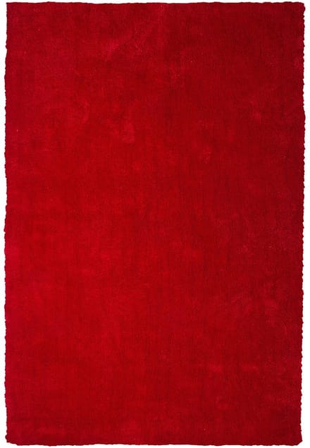 DEMRE - Shaggy vloerkleed - Rood - 200 x 300 cm - Polyester