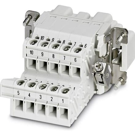 HC-B 10-A-UT-PEL-M - Terminal Adapter HC-B 10-A-UT-PEL-M Phoenix Contact Inhoud: 5 stuk(s)