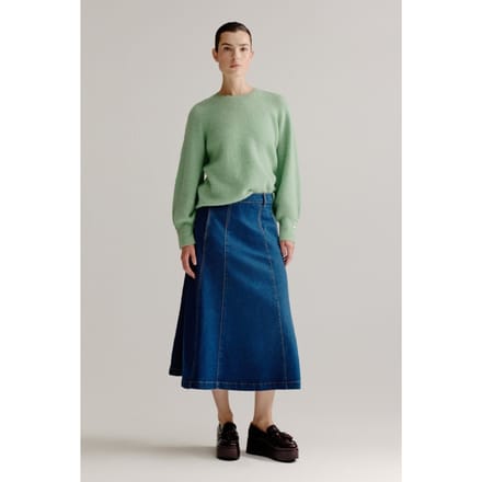 Josephine & Co Lone Skirt Mid Blue Jeans Größe: 36 | Midiröcke Outlet | Damen | Blau