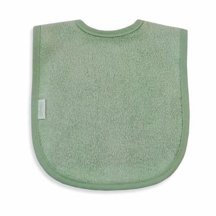 Gepersonaliseerd slabbetje stone green met naam geborduurd