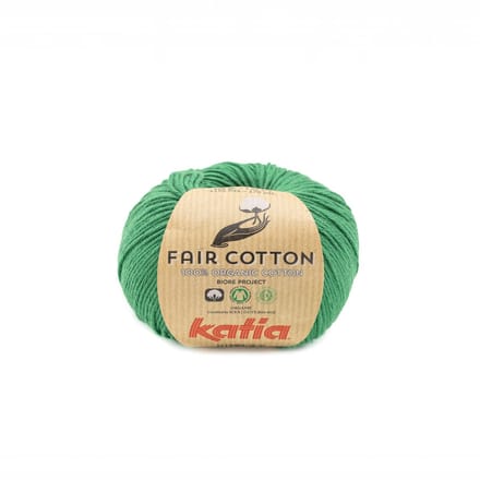 Katia Fair Cotton - 42 flessengroen - Biologisch Katoengaren