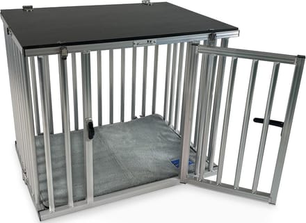 Inklapbare Aluminium Honden Bench voor Auto en Thuis (M)