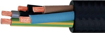 Rubber neopreen kabel H07RN-F 3x1,5mm2 rol 100m