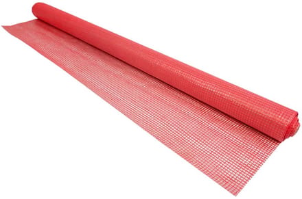 Bouwfolie Gewapend Ongeperforeerd (Rood) 2X50mtr