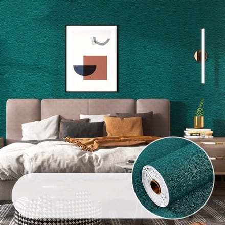 Autocollant mural auto-adhésif 3D en mousse de lin, imperméable, DIY bricolage, décor de fond de salon de maison, sparadrap muraux 10m gray