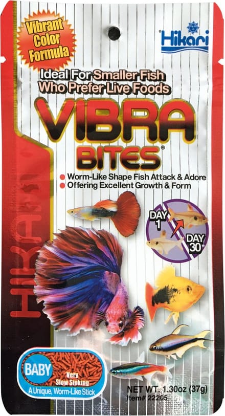 Hikari Tropical Vibra Bites Baby - Vissenvoer - 37 g